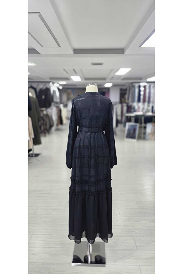 08-1797 Tesettür Elbise - 4