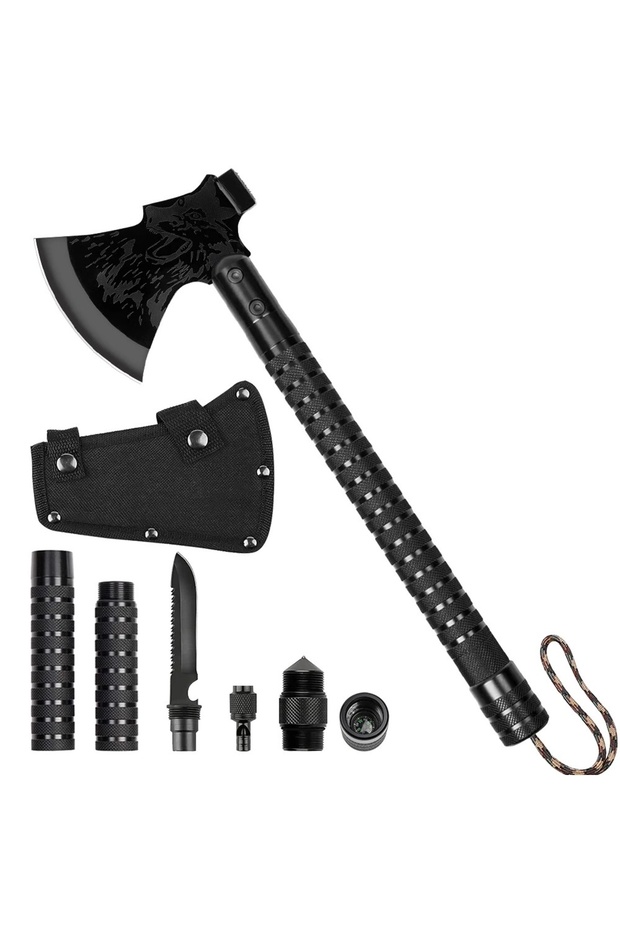 Multifunctional axe, detachable design, 43x10cm