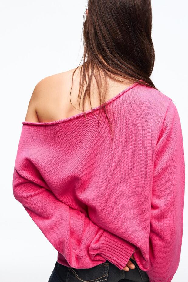 Geniş yaka kazak - 3