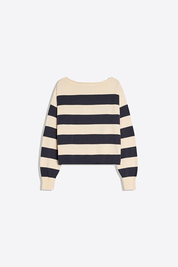 Geniş yaka kazak - 6