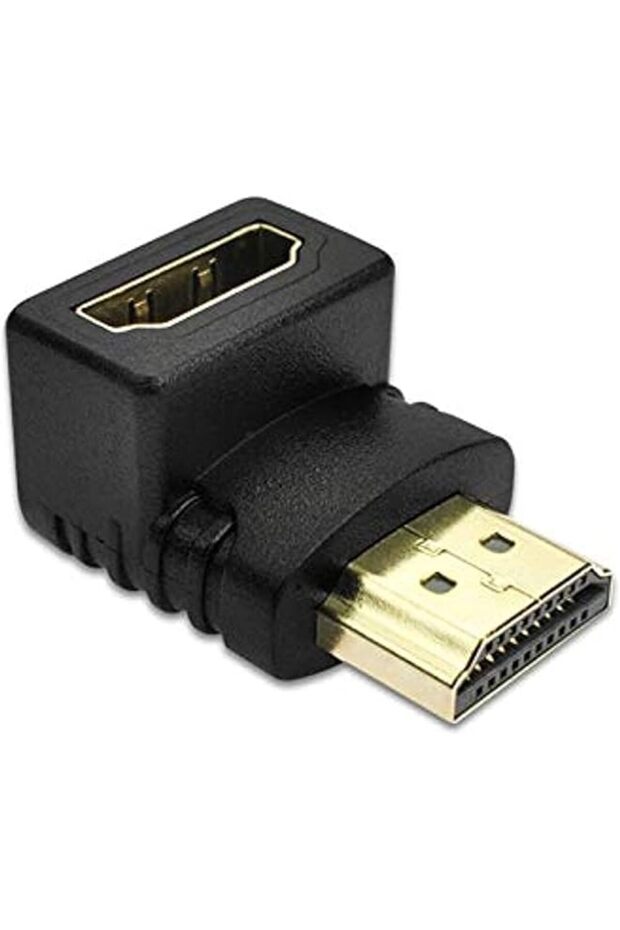 90 Degree Angle HDMI Cable Extend Adapter Converter, HDMI female to HDMI male, HD 1080P 4K (90 Degre