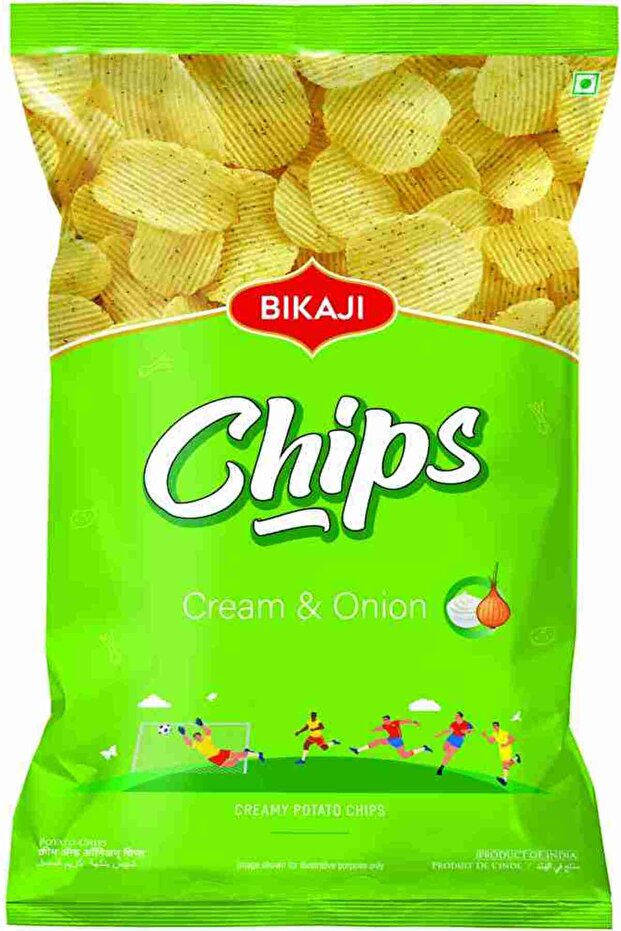 Potato Chips Cream N Onion 80g | Crispy Potato Chips