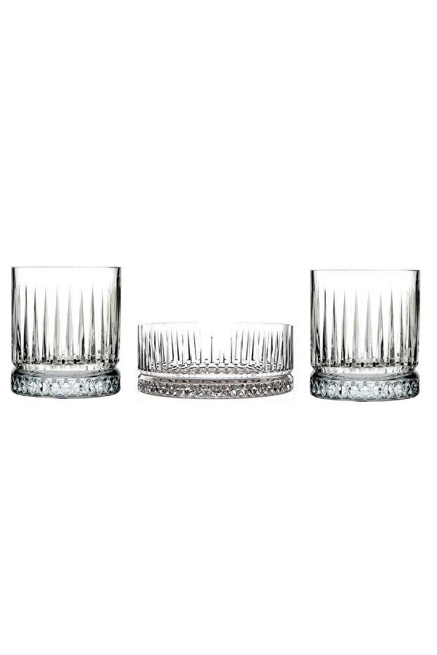 Pasabahce 3 Pieces Elysia Whisky Gift Set 2 Pieces Glass 355 Ml And 1 Pieces Bowl 510 Ml Clear