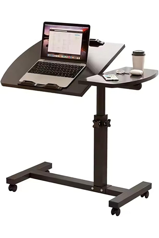 Laptop Table, Ideal Height Adjustable Computer Desk for Work From Home And Study 60 * 40 (Black)
