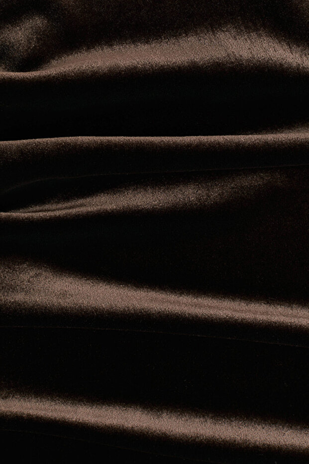 Kolsuz Velur Elbise - 8