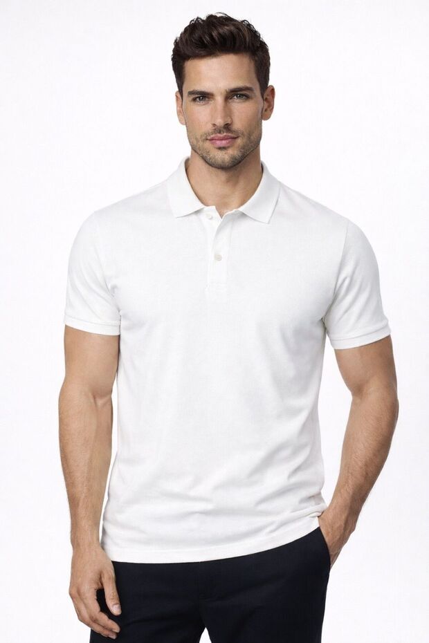 Men's Poloyaka Short Sleeve Plain Basic T-Shirt Quality Cotton Casual T-Shirts