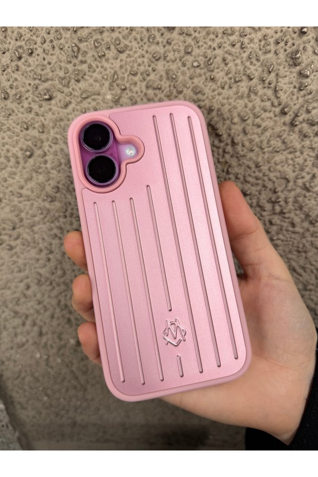 Premium Striped Special Pink Phone Case Compatible with iPhone 17