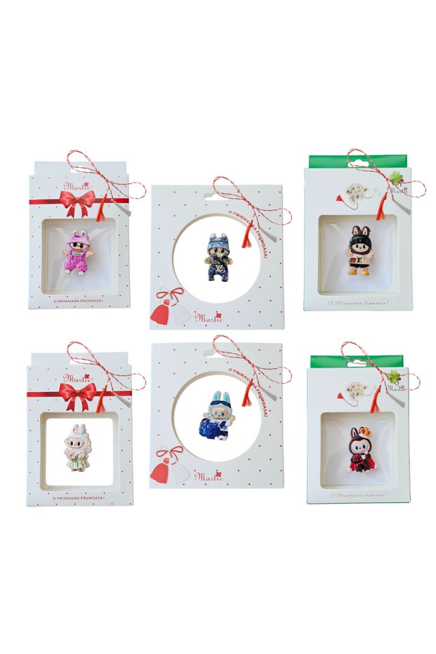 Set 6 brose martisor Labubu
