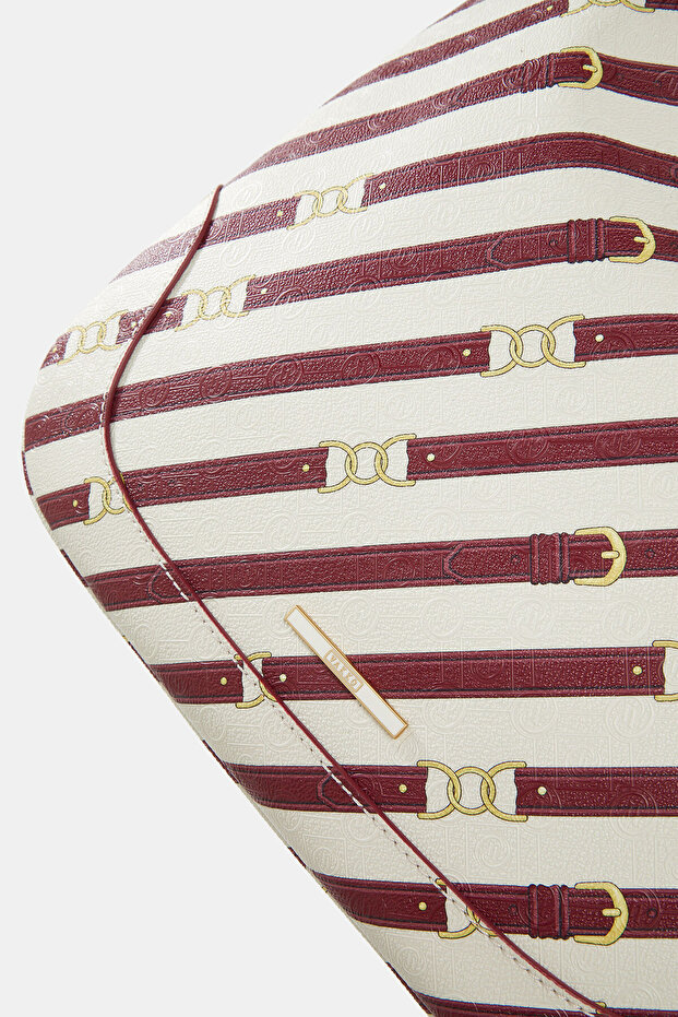 KREM MONOGRAM ÇANTA - 4