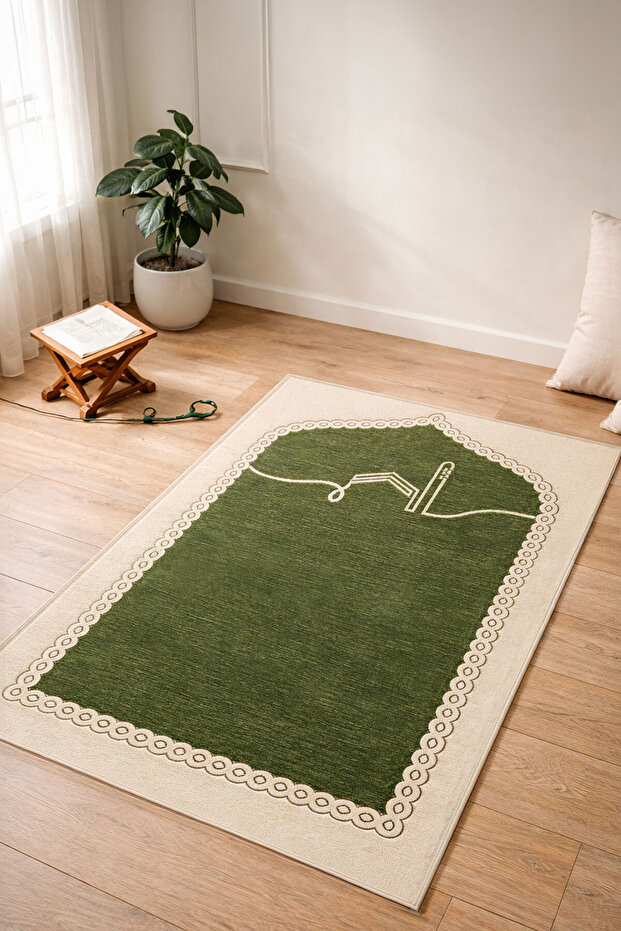 Digital Non-Knotted Soft Non-Slip Anti-Allergic Prayer Mat Dowry Prayer Mat 70X110