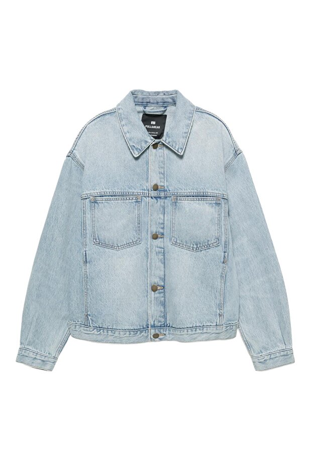 Trucker denim ceket - 3