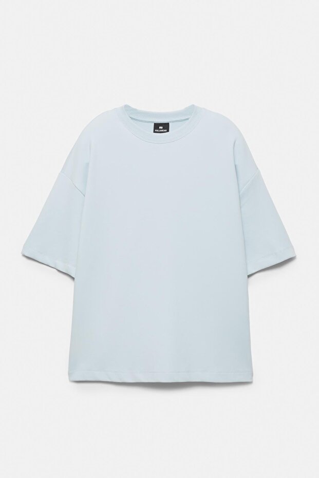 Kısa kollu interlok sweatshirt - 4