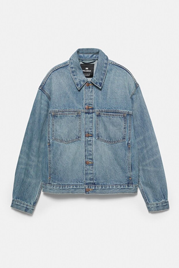 Trucker denim ceket - 7