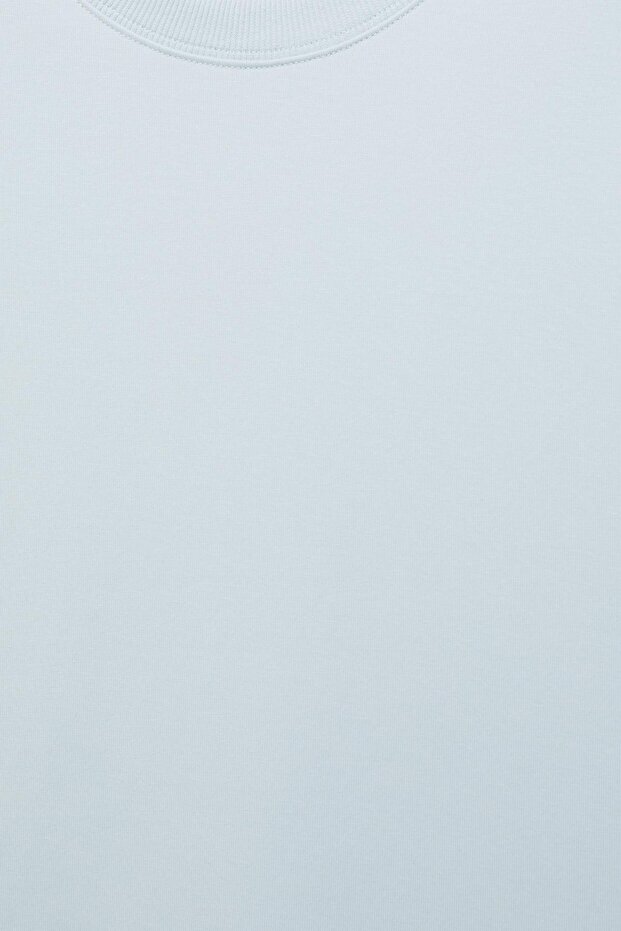 Kısa kollu interlok sweatshirt - 3