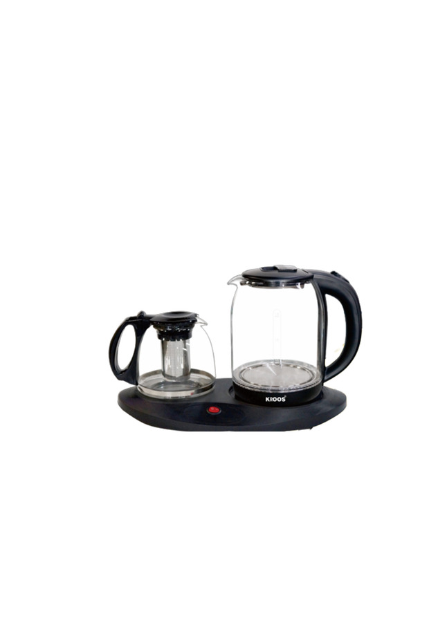 طقم غلاية ماء زجاجية سعة 1.8 لتر KR-5404