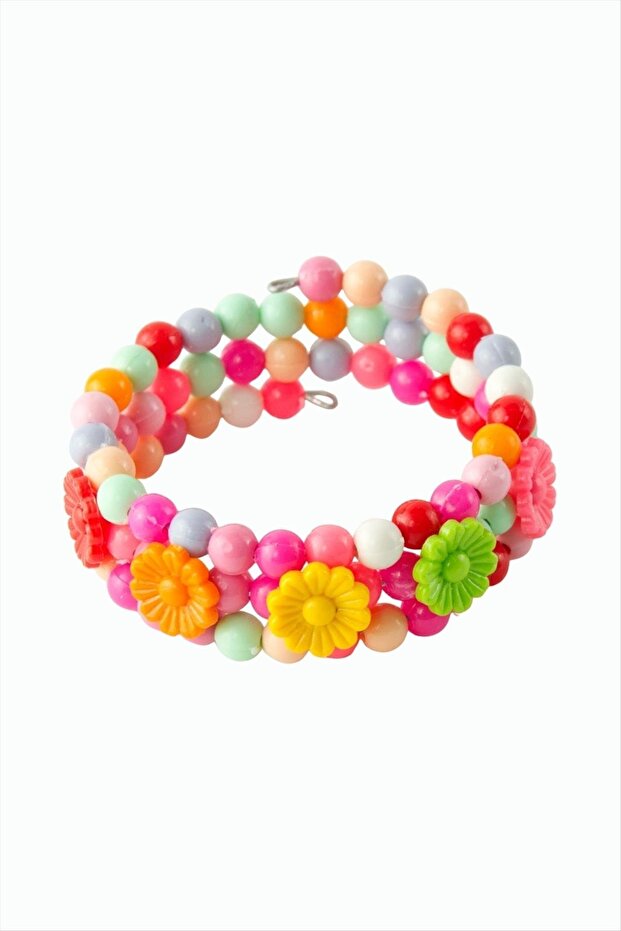 Daisy Spiral Bead Children's Bracelet