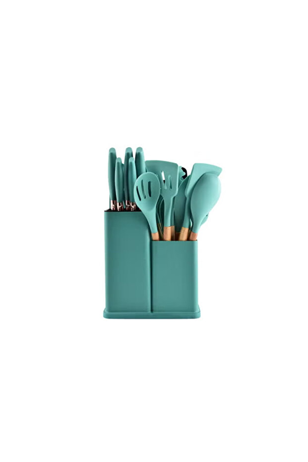 19 Piece Kitchenware Cooking Utensil Set with Organizer Stand