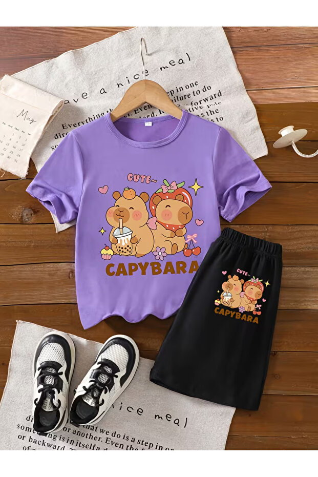 Children's T-Shirt and Pocket Shorts Set