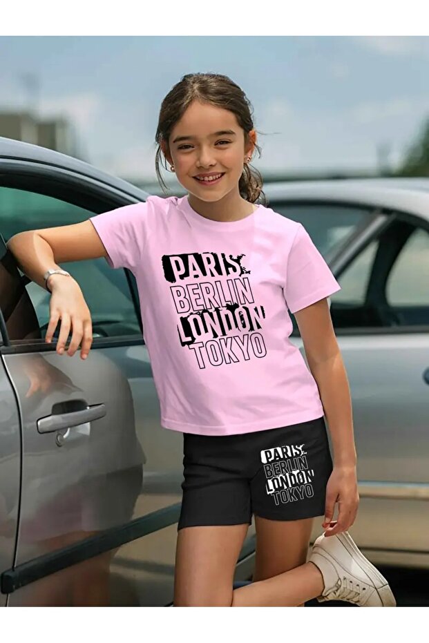 Children's T-Shirt and Pocket Shorts Set