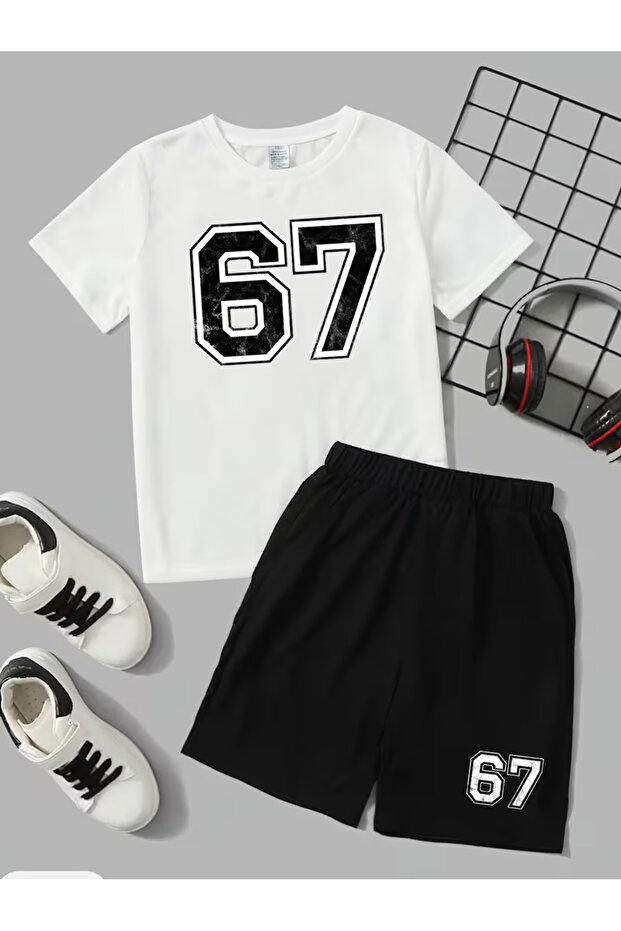 Children's T-Shirt and Pocket Shorts Set