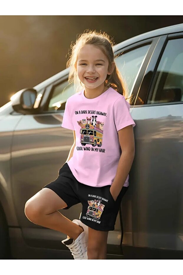 Children's T-Shirt and Pocketed Shorts Set