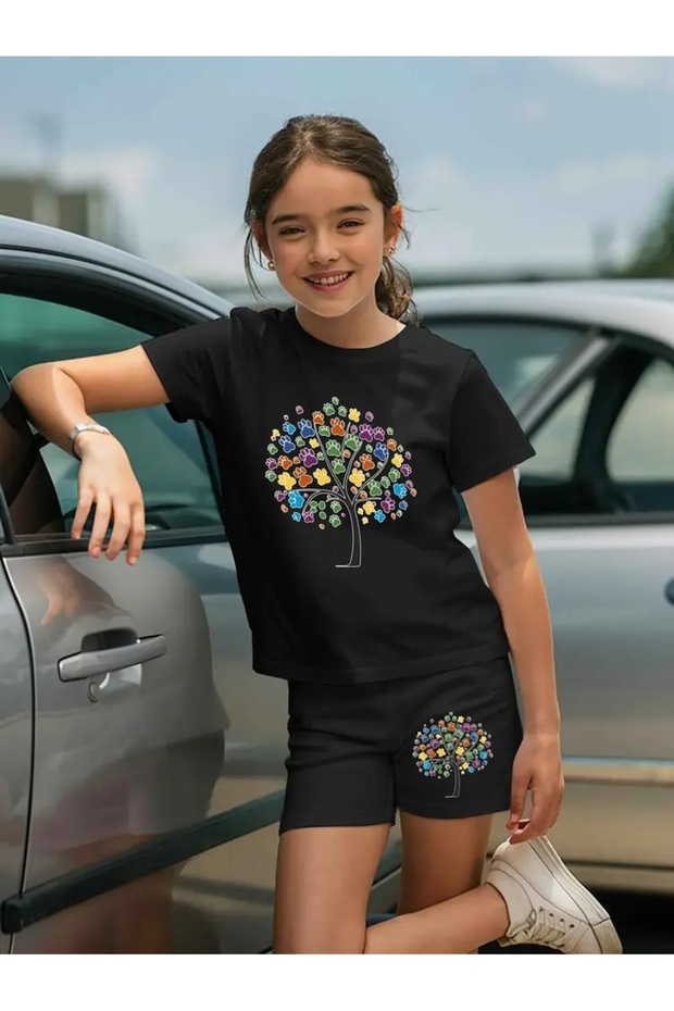 Children's T-Shirt and Pocket Shorts Set