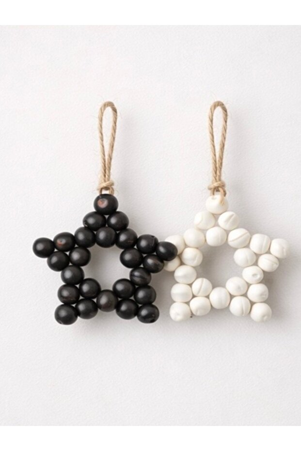 Ahşap Boncuk Yıldız - 2