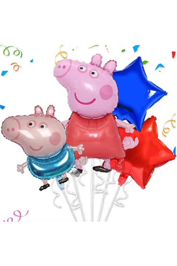 Peppa Pig Foil Balloon Set of 4