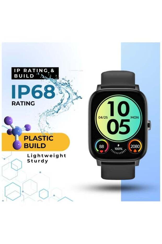 G-CREW Smartwatch – Bluetooth Calling, Fitness & 20-Day Standby