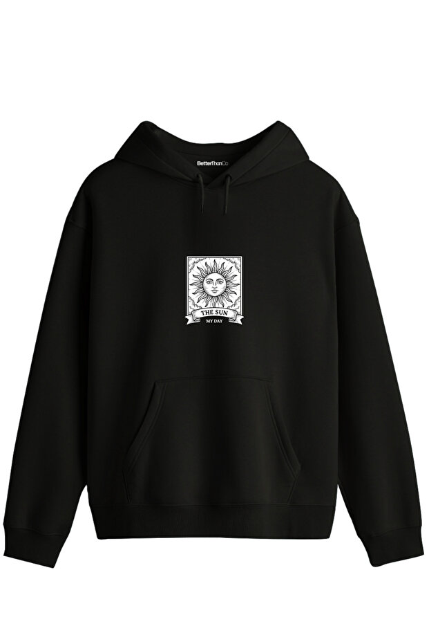 My Day Printed Unisex Hooded Collar Hoodie