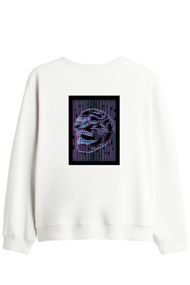 Neon Printed Crew Neck Sweatshirt