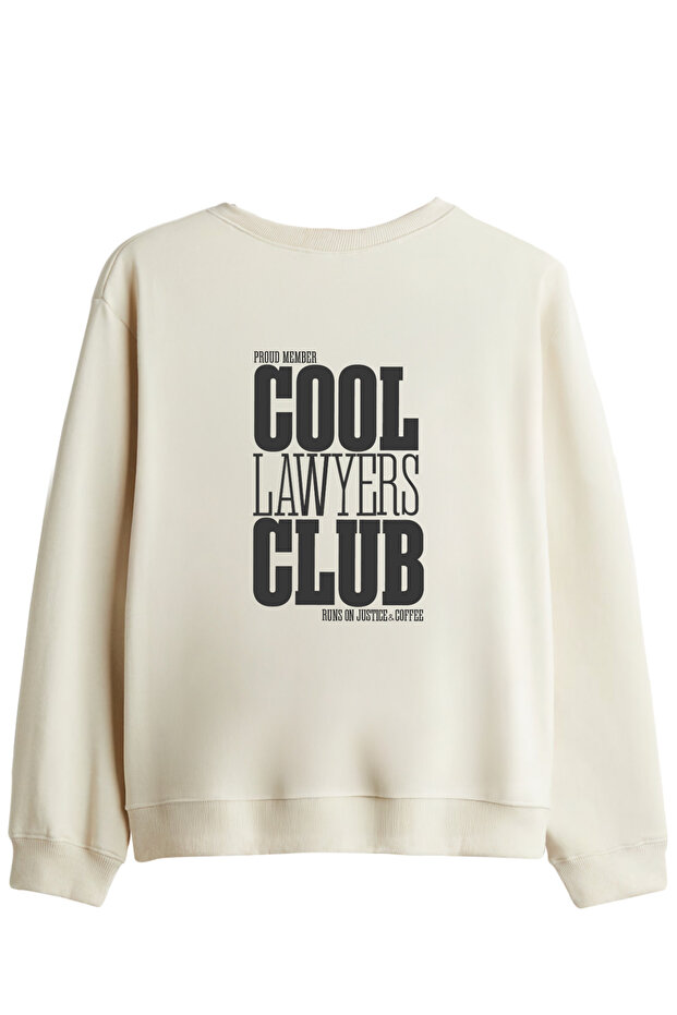 Cool Lawyers Club Printed Crew Neck Sweatshirt