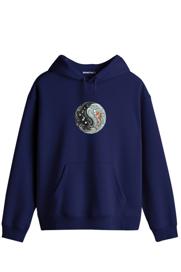 Balance Printed Unisex Hooded Collar Hoodie
