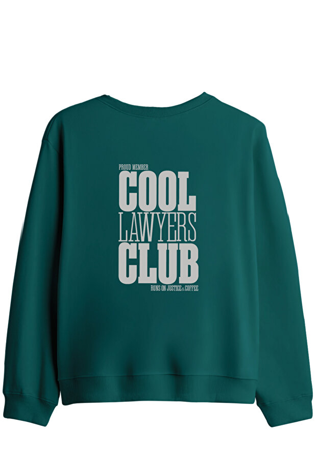 Cool Lawyers Club Printed Crew Neck Sweatshirt