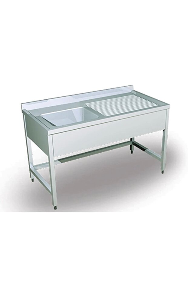 Taban raflı evyeli tezgah - 2