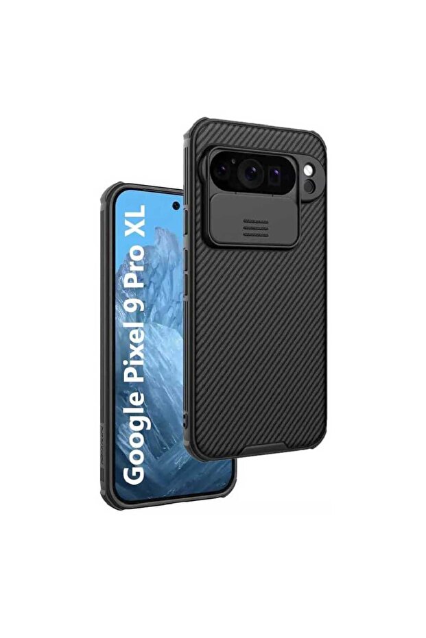CamShield case Protective Cover with Camera Protector For Google Pixel 9 Pro XL (Black)