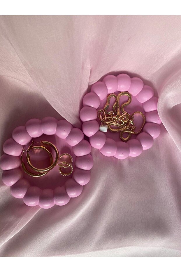 Decorative Object Pink Double - 5