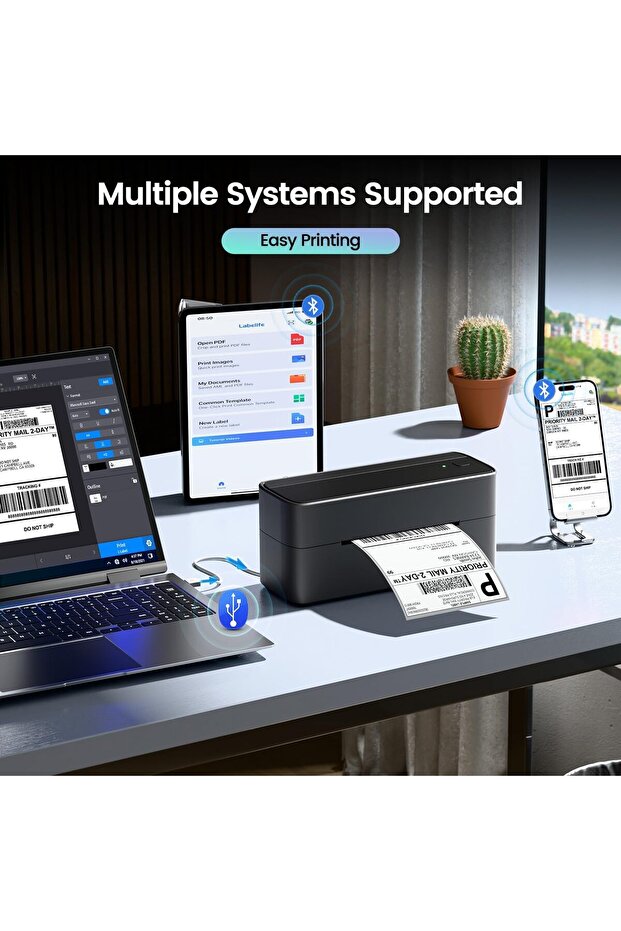 Phomemo Bluetooth Thermal Label Printer, Shipping label printer 4x6, Label Printer Bluetooth for Her - 2