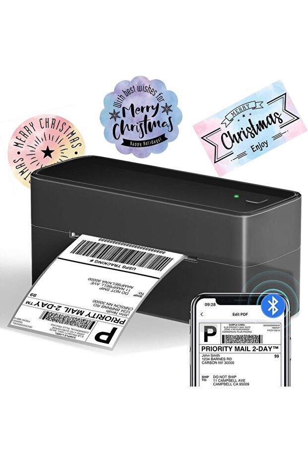 Phomemo Bluetooth Thermal Label Printer, Shipping label printer 4x6, Label Printer Bluetooth for Her - 1