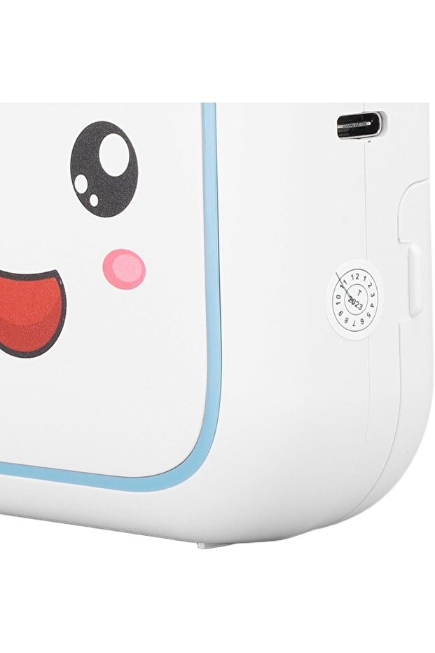 طابعة صغيرة محمولة بدون حبر، عالية الكفاءة للدراسة والعمل، خفيفة الوزن، طابعة حرارية جيبية (أزرق) - 7