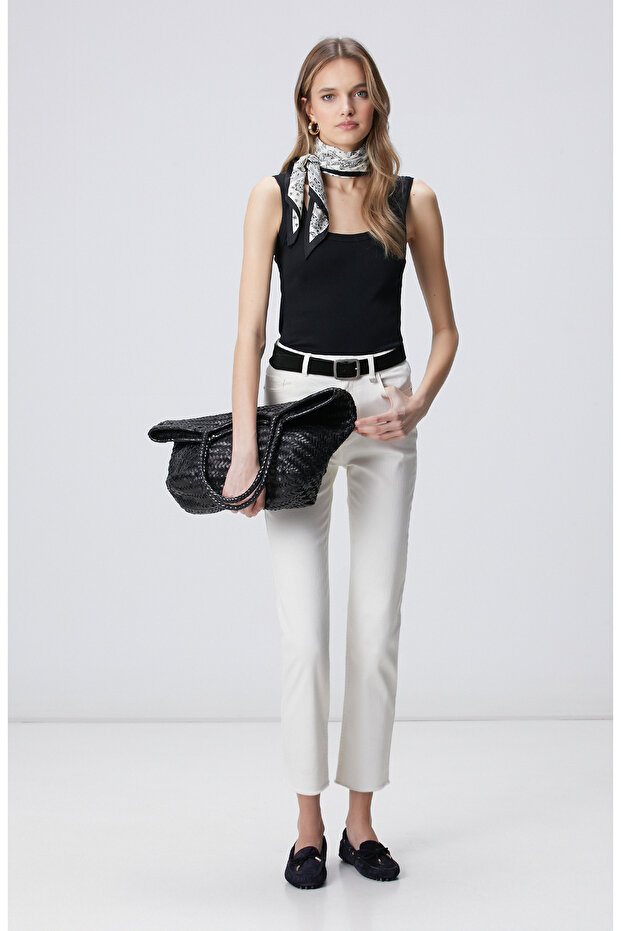 Siyah Basic Örme Atlet - 3