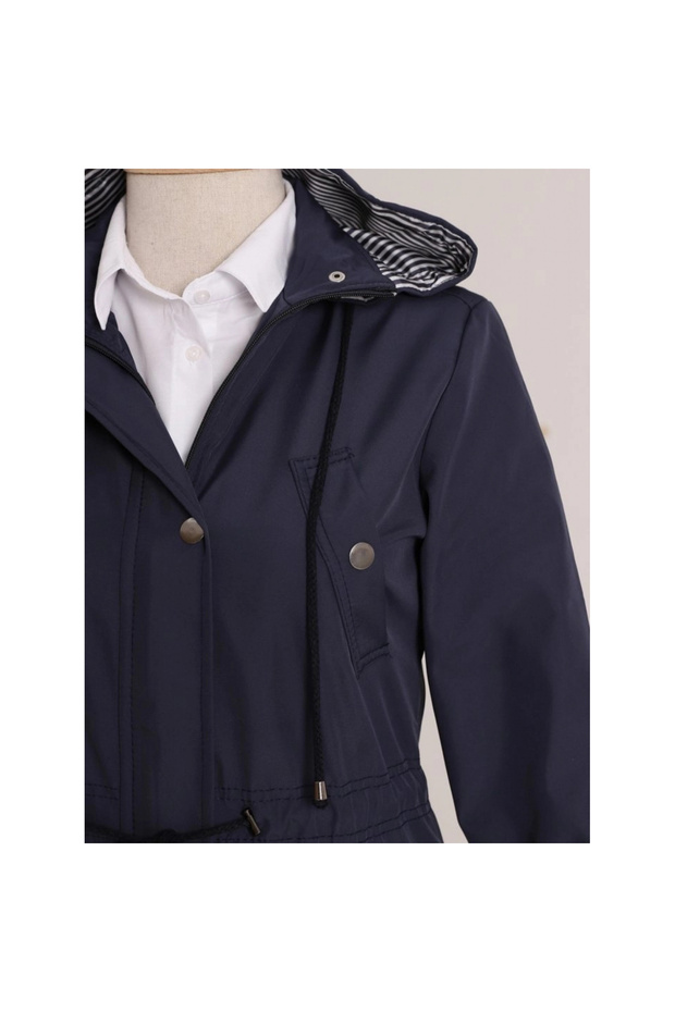 معطف مخطط بنعل داخلي -Laci - 4