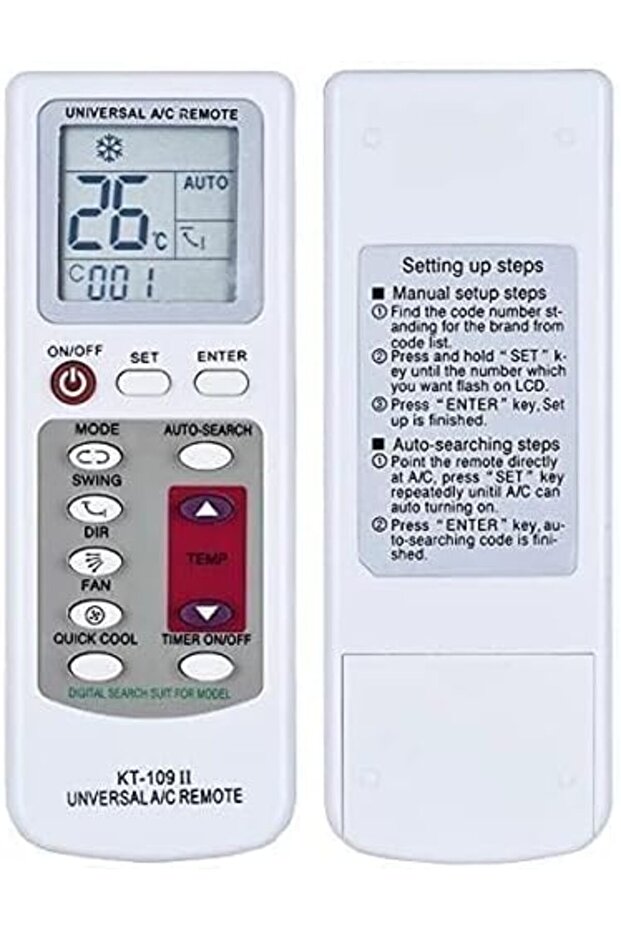 جهاز تحكم عن بعد عالمي للتيار المتردد (أبيض) - 6