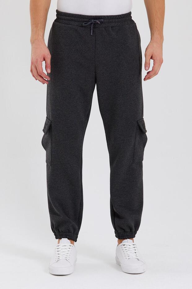 Men's 3 Thread Jogger Sweatpants Anthracite