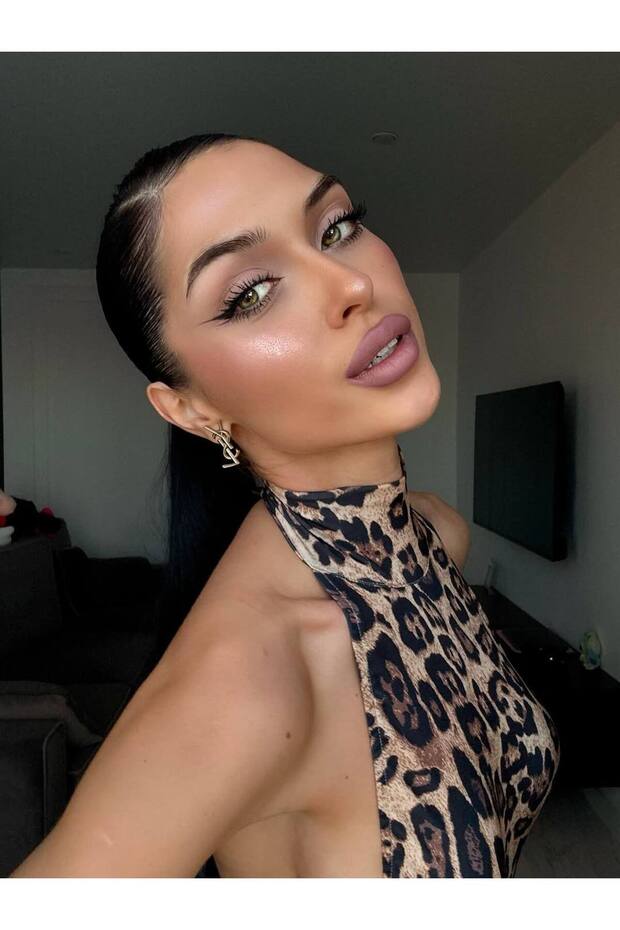 ROCHIE LUNGĂ CU MODEL LEOPARD - 6