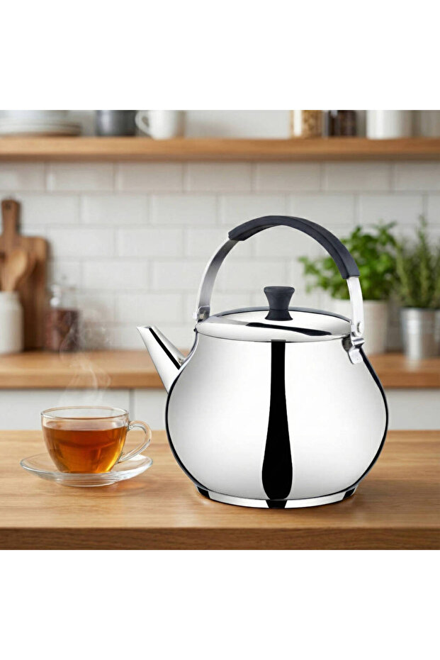 2 Lt. Küre Silikonlu Üstten Tutmalı Kettle - 4