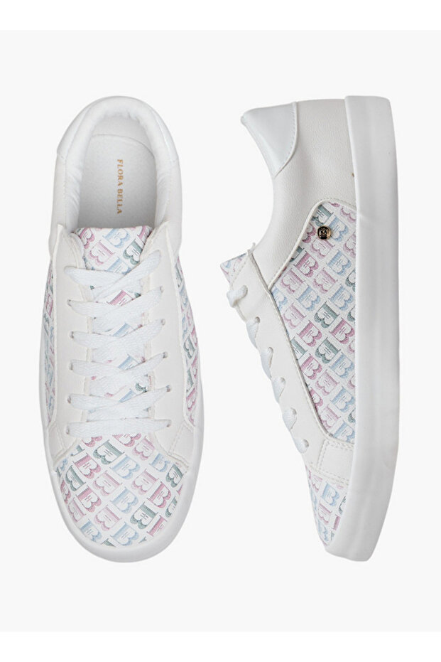 Women Printed Lace-Up Sneakers