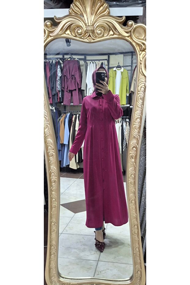 Krep pembe trenc - 2