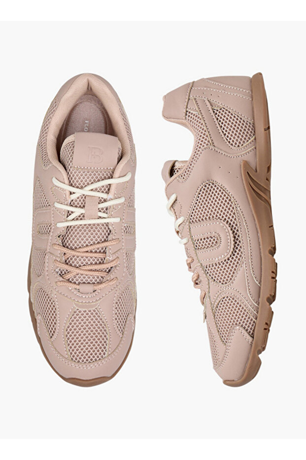 Women Panelled Lace-Up Sneakers