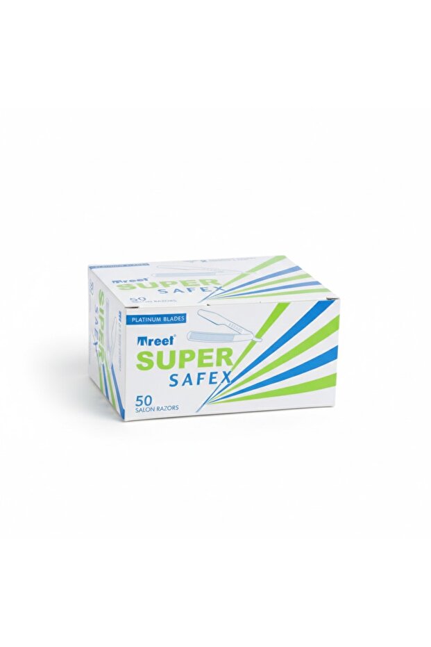 Treet Super Disposable Salon Razors – Pack of 50 with Platinum Blades for Safe Shaving